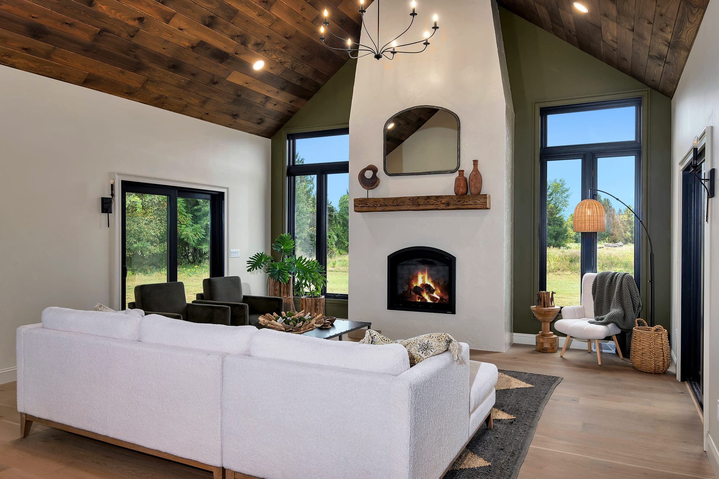 Interior of Schuurman I, a new build in Castleton-On-Hudson, New York